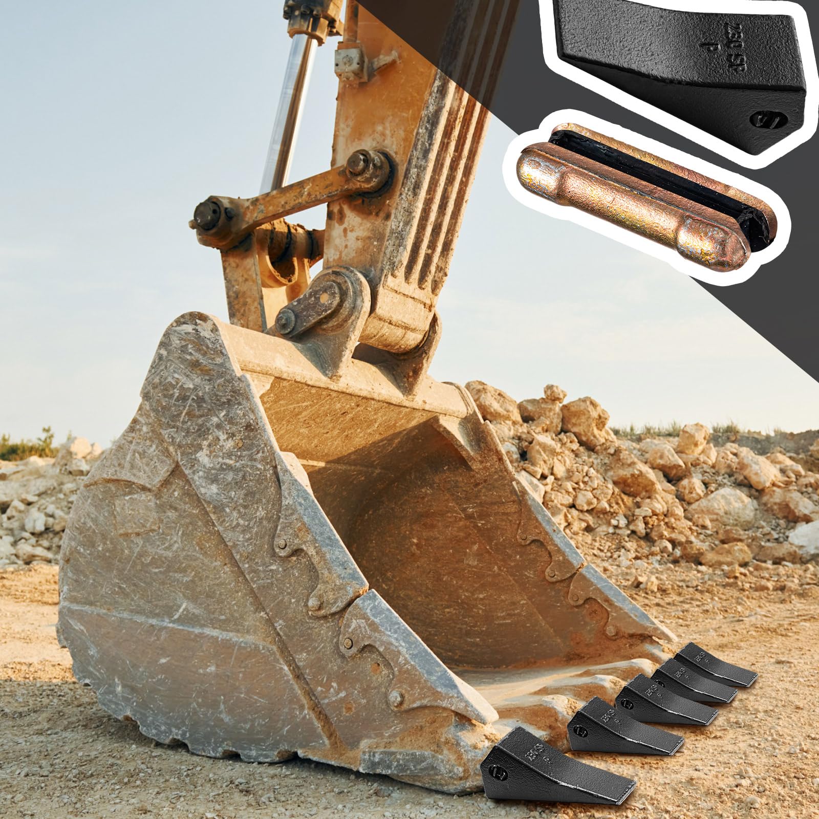 Hicarer easy-to-use bucket teeth pins for backhoes.
