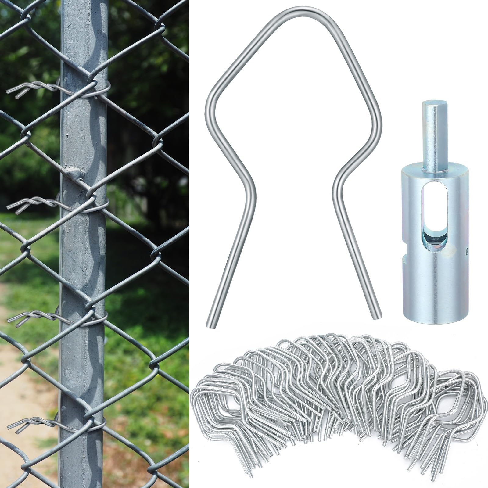 Hicarer T Post Clips Kit: 500 pieces for streamlined fencing projects
