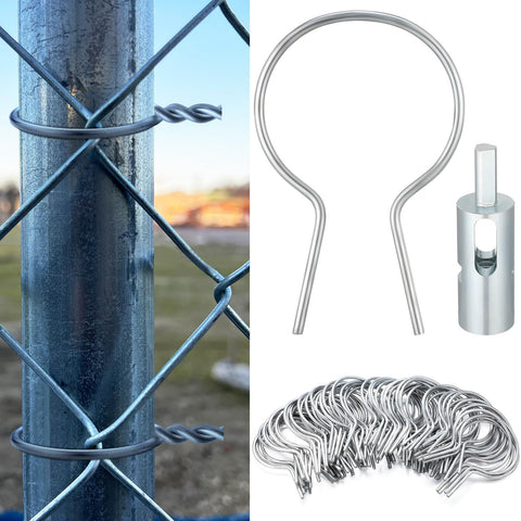 Hicarer twist fence ties 200pcs for quick DIY fencing
