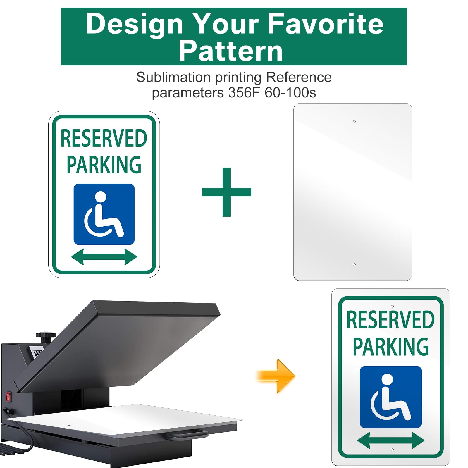 Hicarer weather-resistant sign blank for garden, yard, and outdoor decor