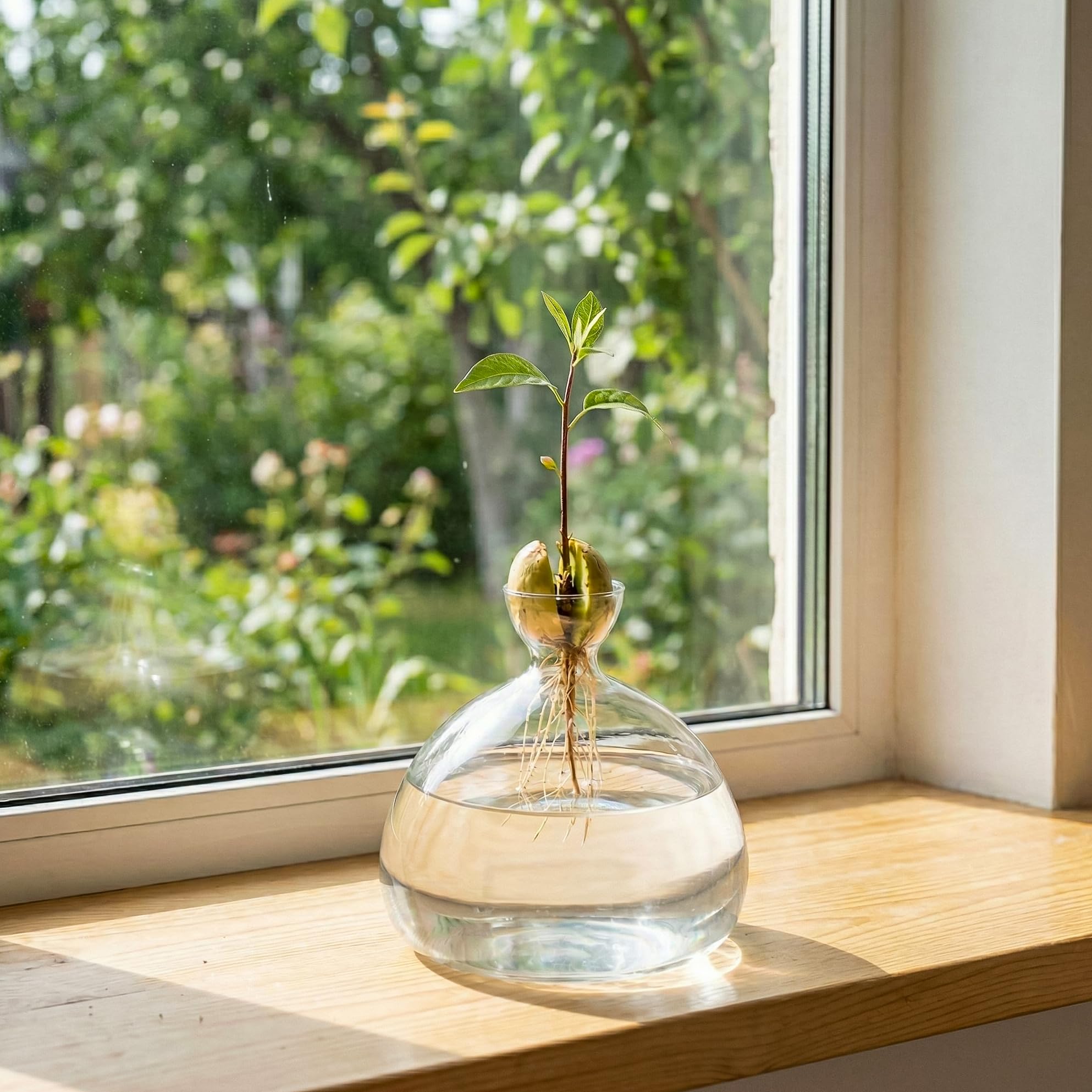 Hiceeden avocado seed starter vase is easy to clean and maintain.