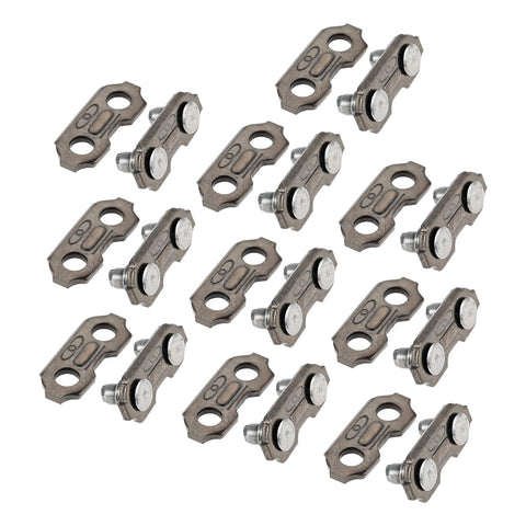 Hicello 10-set chain joiner kit for quick field repairs on 3/8 inch chains.