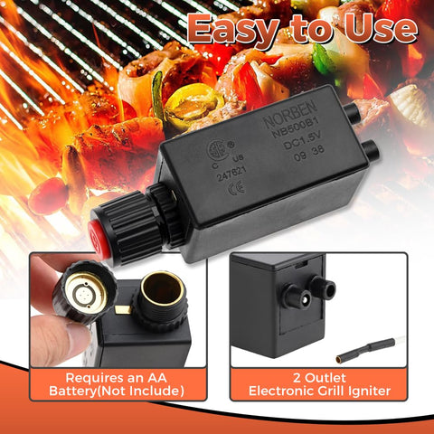Hicello ceramic ignition pins offer durability under high temperatures.