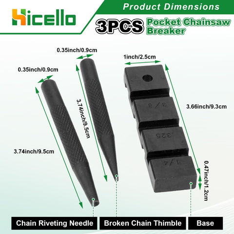 Hicello chain base plate for precise chain alignment.