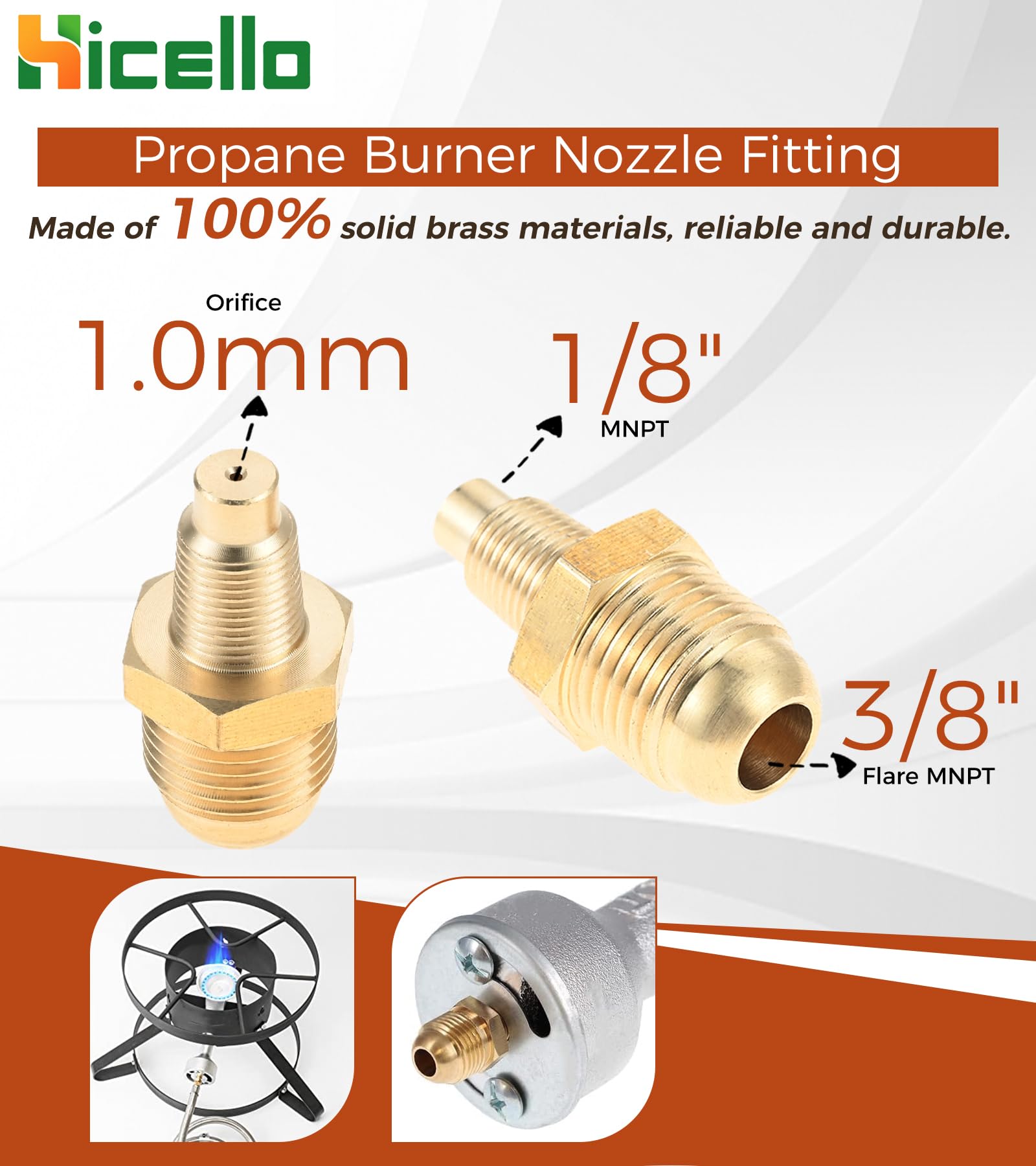Hicello dual-outlet with independent shut-off valves enables versatile control.