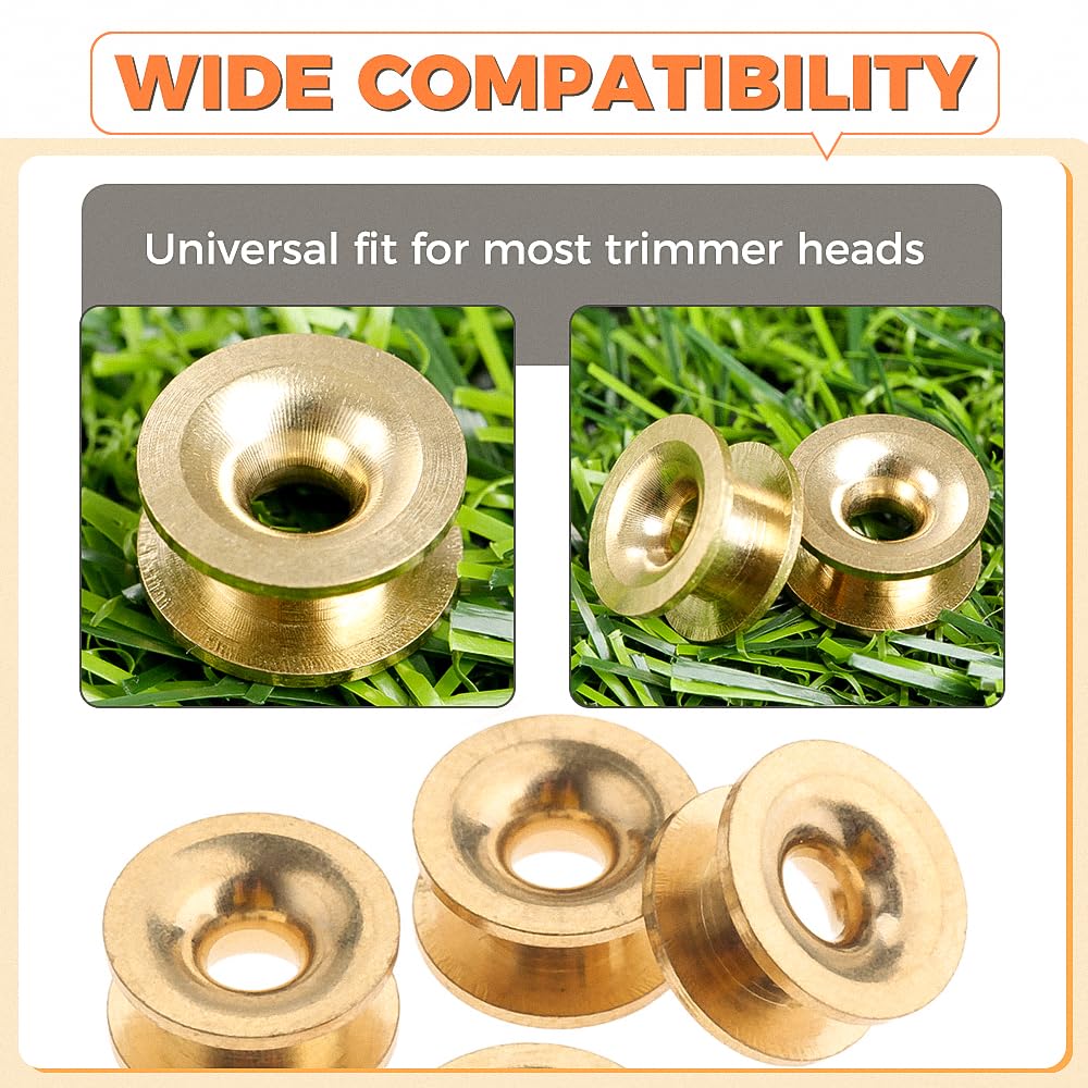 Durable, easy-to-install eyelets help keep trimmers running