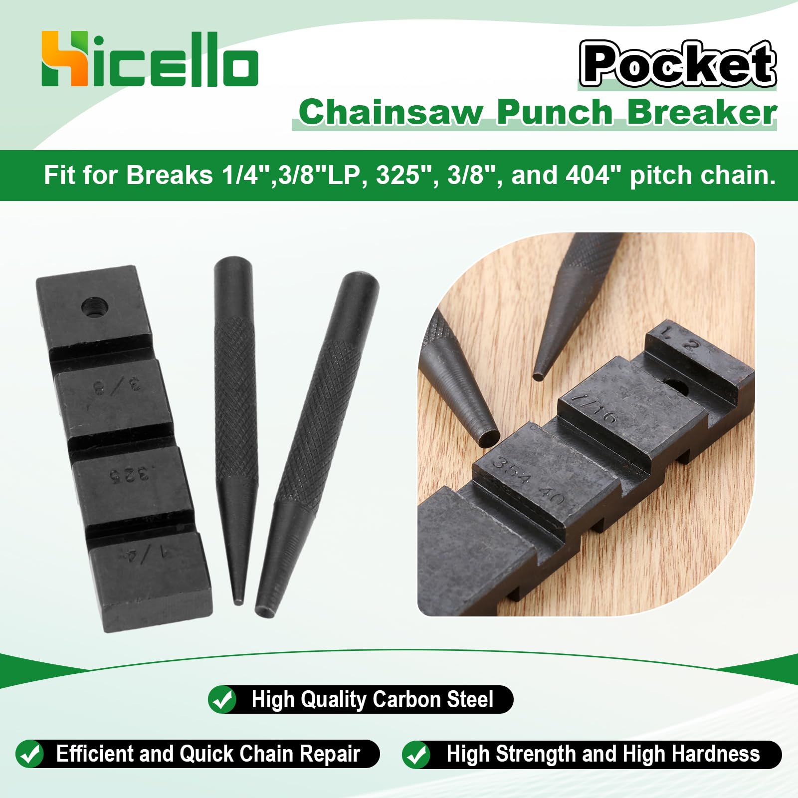 Hicello metal chain joiner for durable connections.