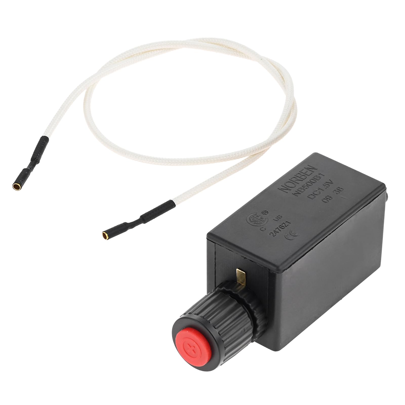 Hicello spark generator push-button igniter offers quick ignition for gas fire pits.
