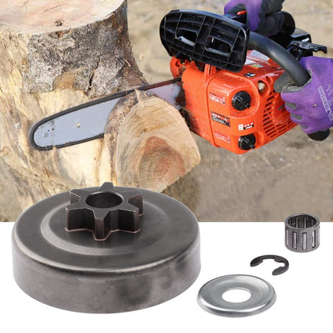 Hicello 6T sprocket washer in 3/8in setup for proper engagement.