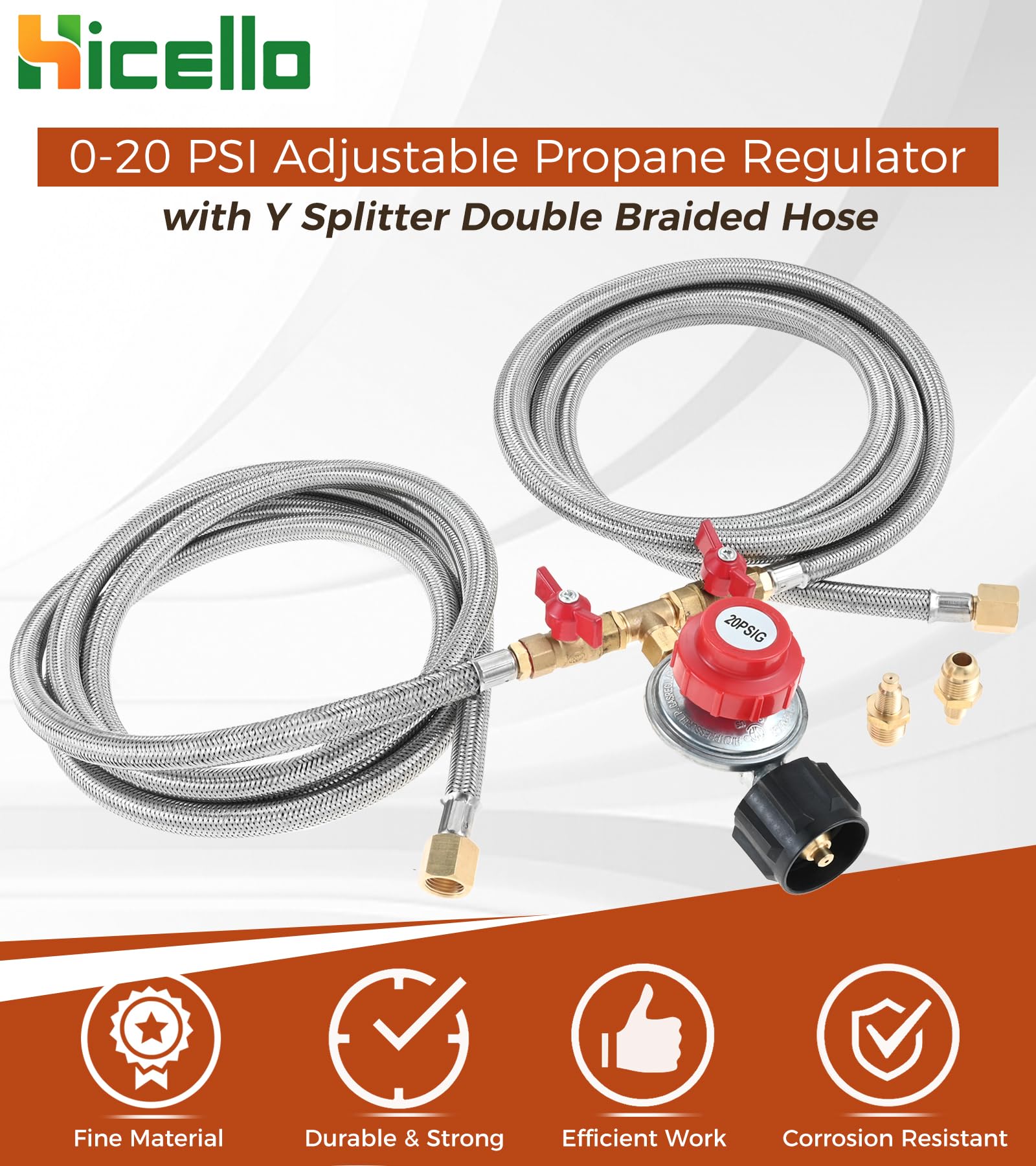 Hicello universal Type1/QCC1 tank fit ensures broad compatibility.