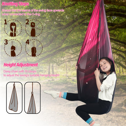 HiChrote 300 lbs capacity supports kids and adults safely