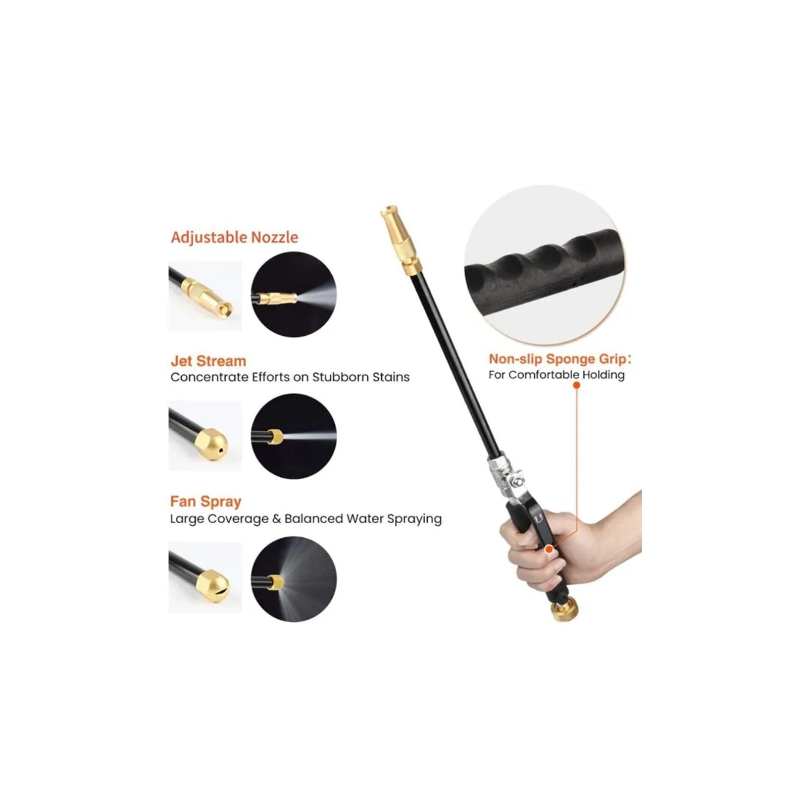 Hicks Ridge Farm anti-slip handle enables comfortable control under pressure