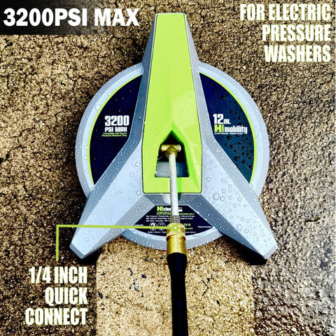 Hiclean 3200 PSI compatibility lets you clean with electric washers you own