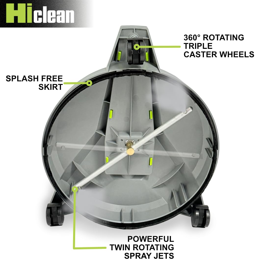 Hiclean streak-free cleaning keeps driveways and patios looking even