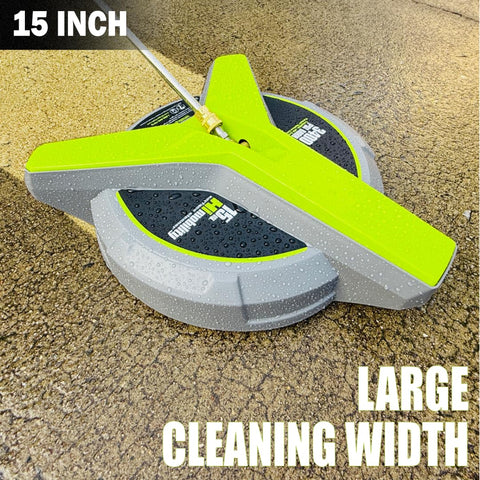 Hiclean in use showing professional cleaning action
