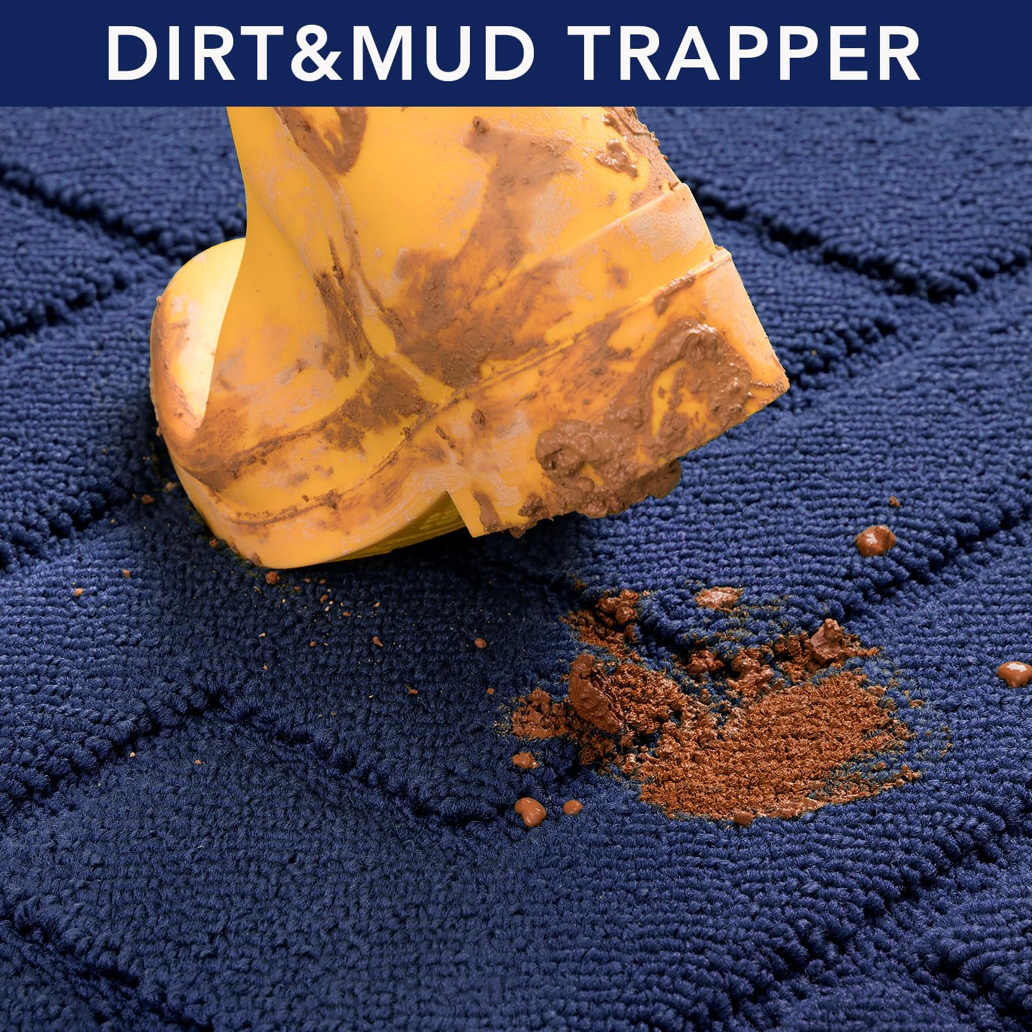 hicorfe dirt-scrape action helps remove grit from shoes before entering