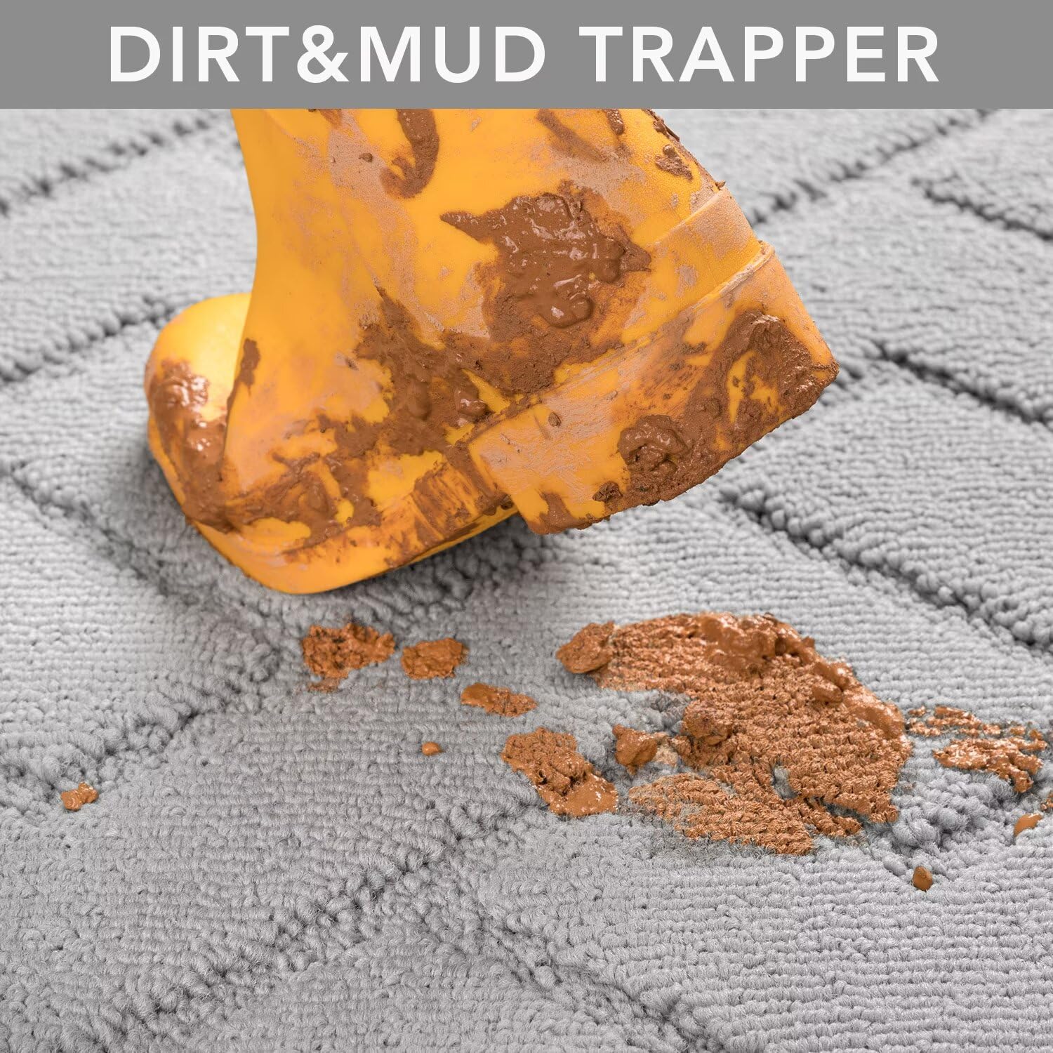 hicorfe Dirt Trapper Doormat offers indoor-outdoor versatility for doors and patios.