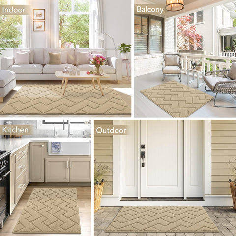 hicorfe non-slip backing protects floors from scuffs