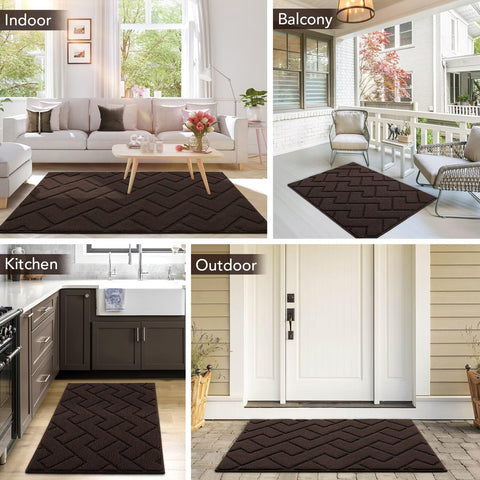 hicorfe entry-mat dirt-resist design shields floors indoors and outdoors.