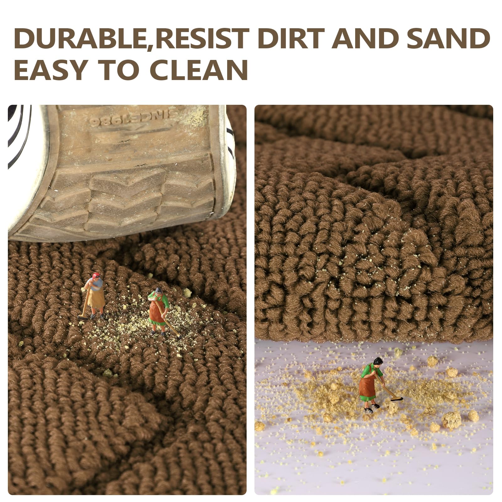 hicorfe non-slip backing mat prevents slips on any doorway