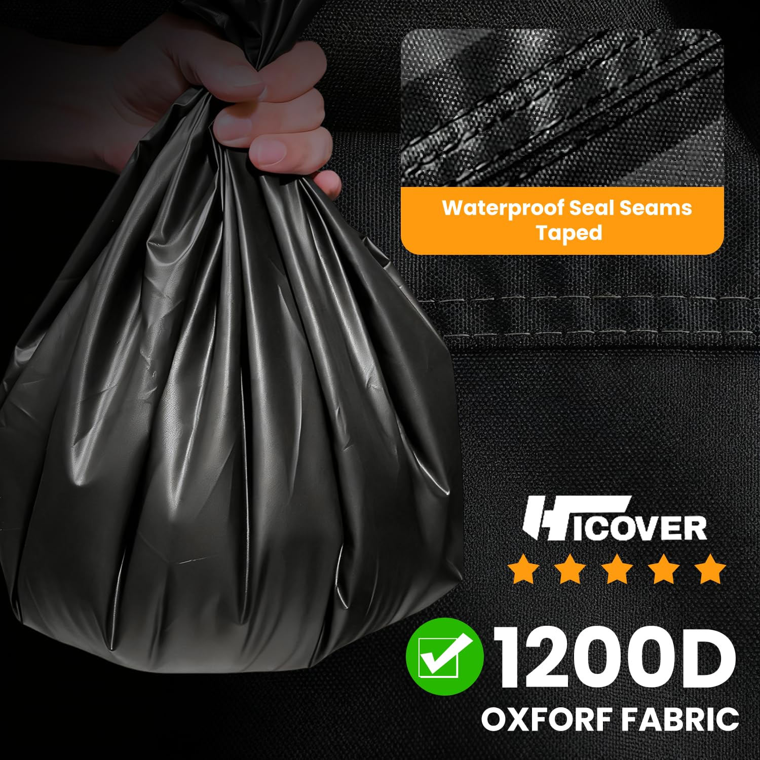 HICOVER snowblower cover UV fade resistance helps keep equipment looking newer.