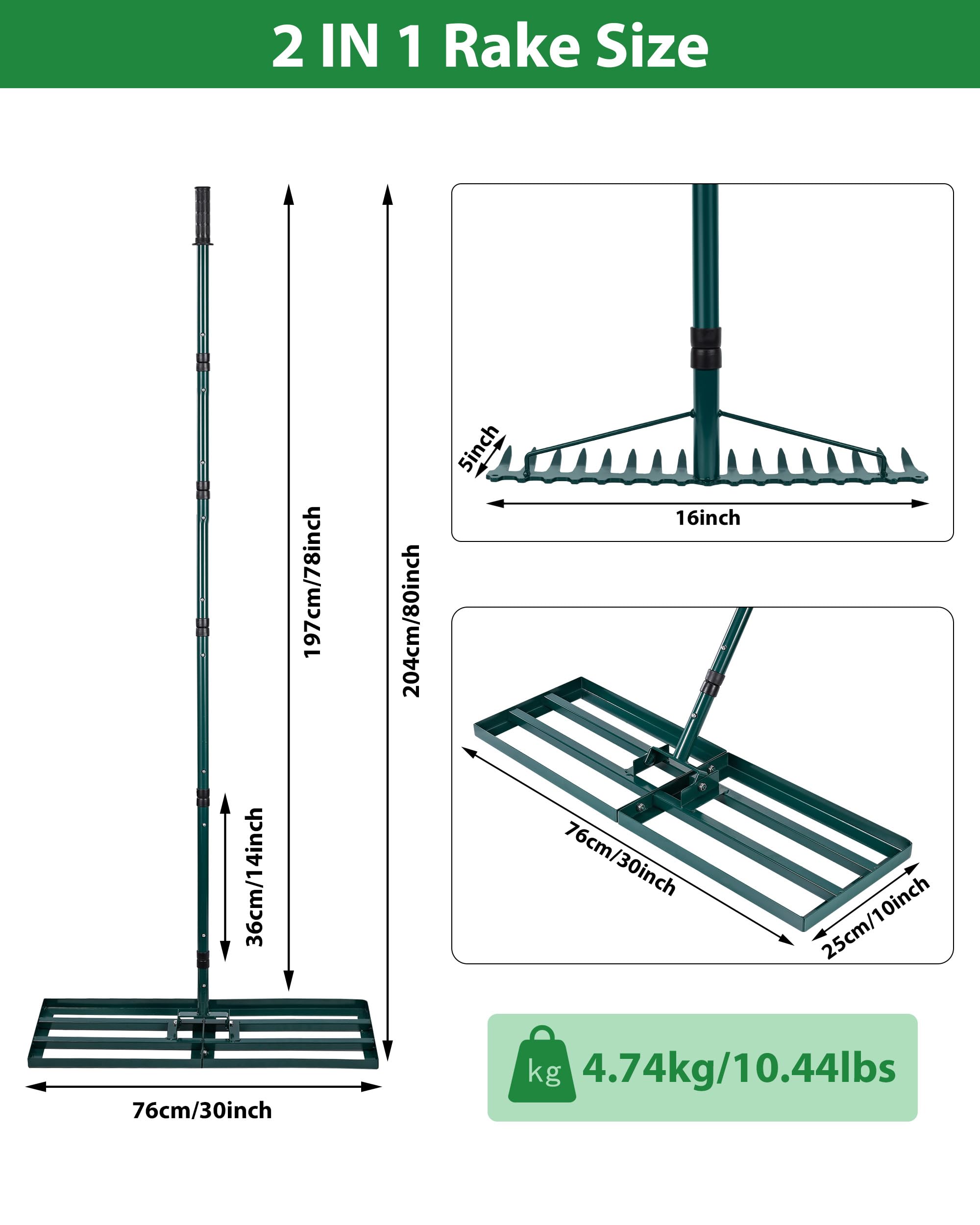 Hidalife easy-assembly lawn leveling tool for simple setup and storage.