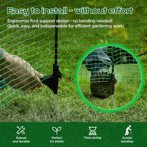 Hidalife UV-resistant nylon fence ensures durable performance in sun and weather