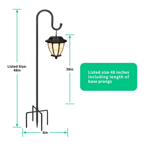 HIEDUYT heavy-duty 2-pack outdoor hooks for durable garden displays