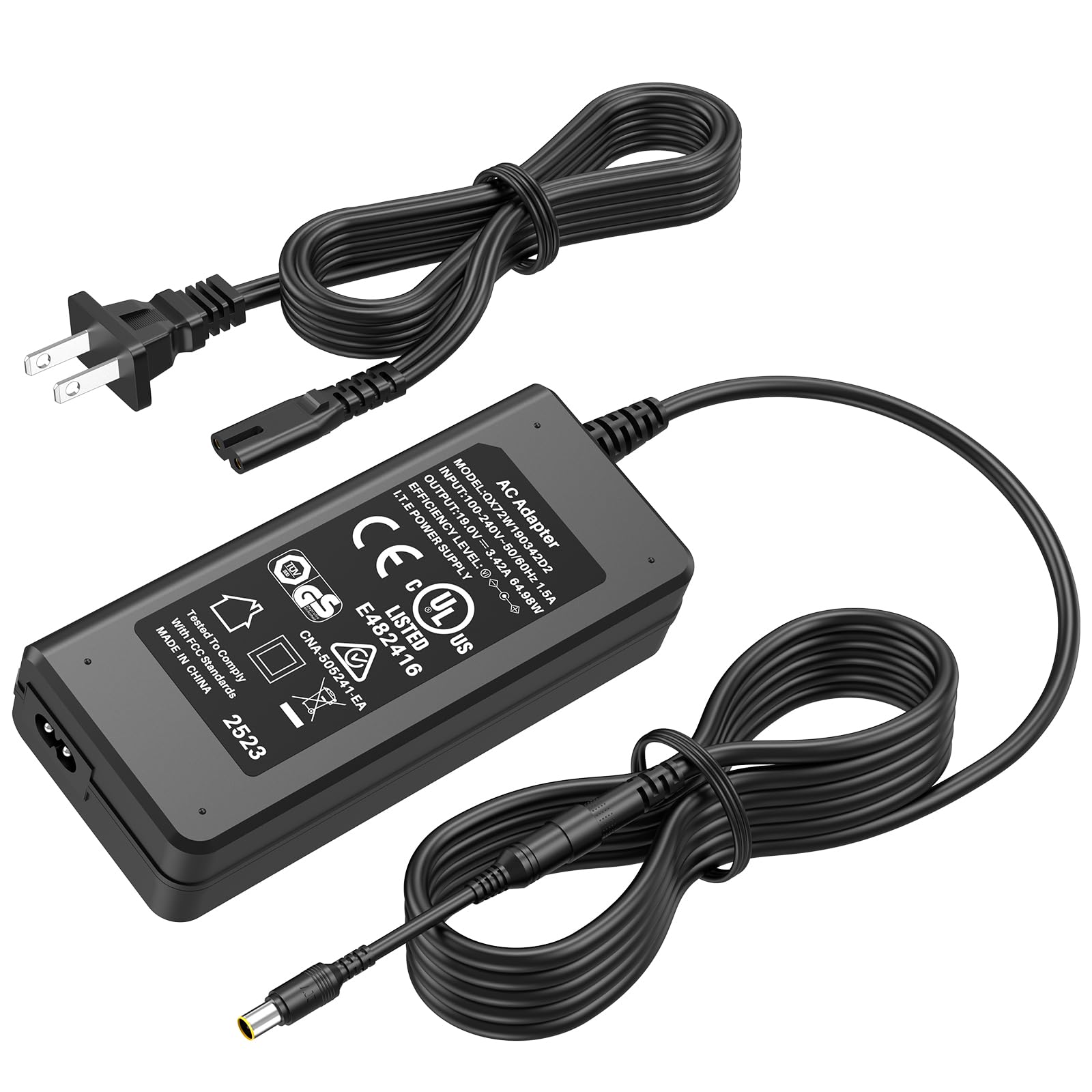 HIENADTOR 65W Jackery charger cord for reliable power on the go.