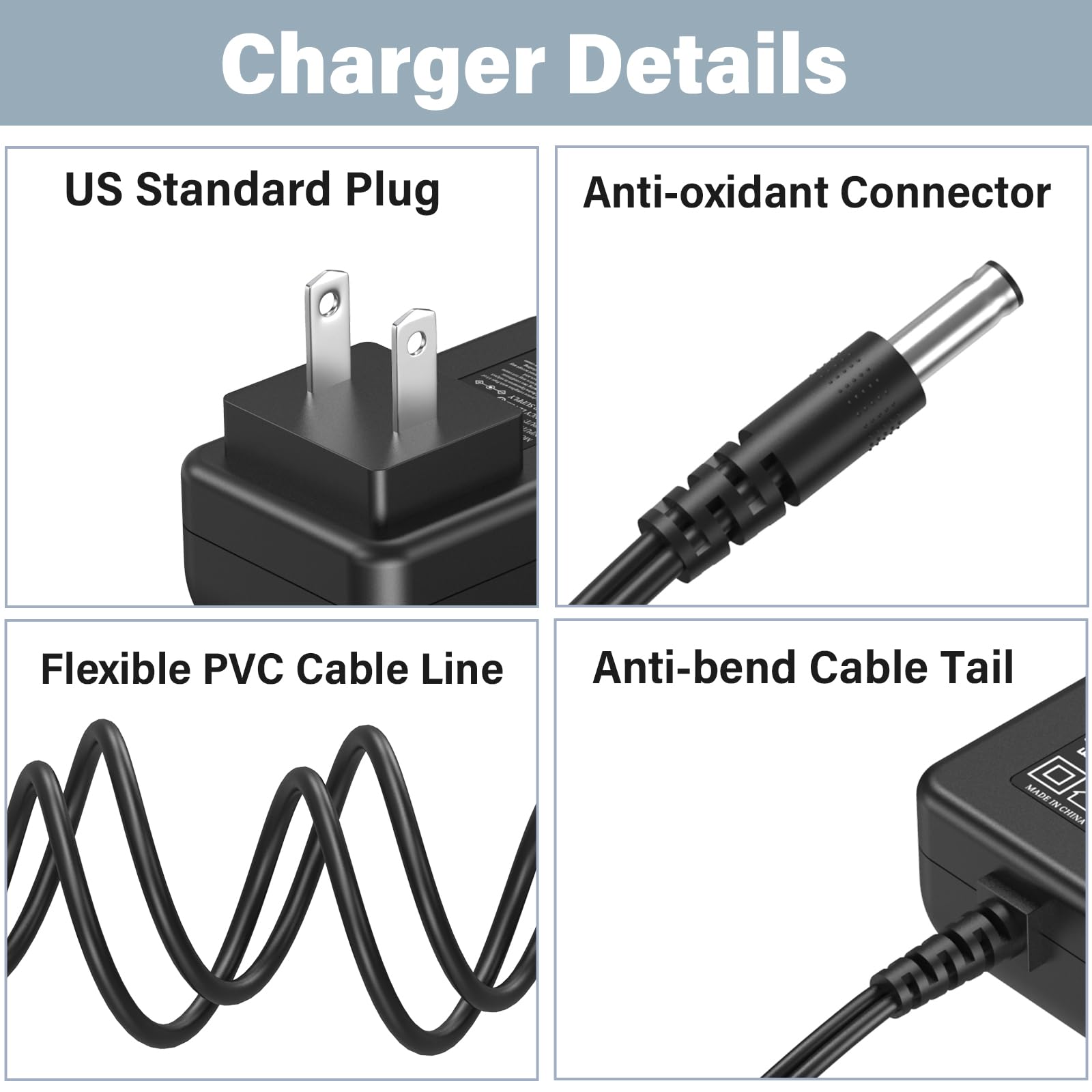 Overcurrent protection helps prevent unsafe charging scenarios.