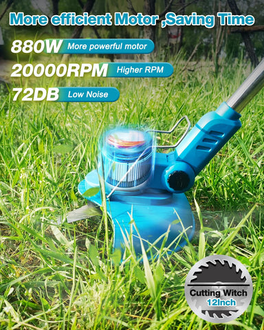 HieYungo Weed Wacker adjustable shaft suits different heights for comfortable trimming