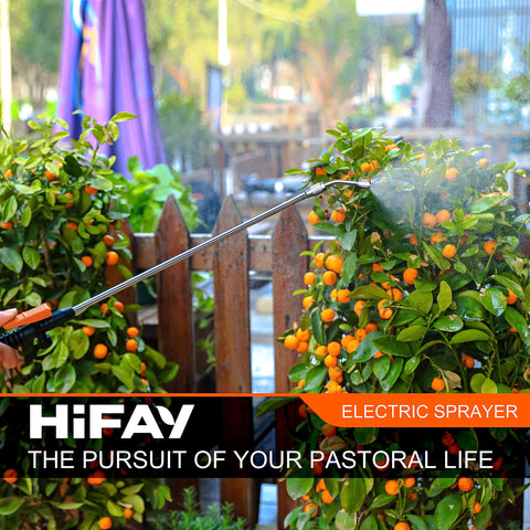Ergonomic PP handle on HIFAY ES4 for comfortable spraying