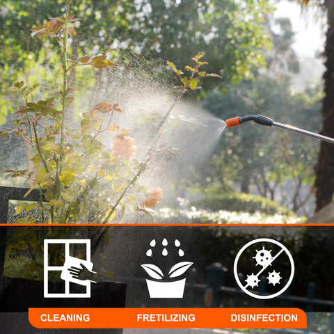 HIFAY ES4-PRO ergonomic handle offers comfortable spraying during extended sessions.