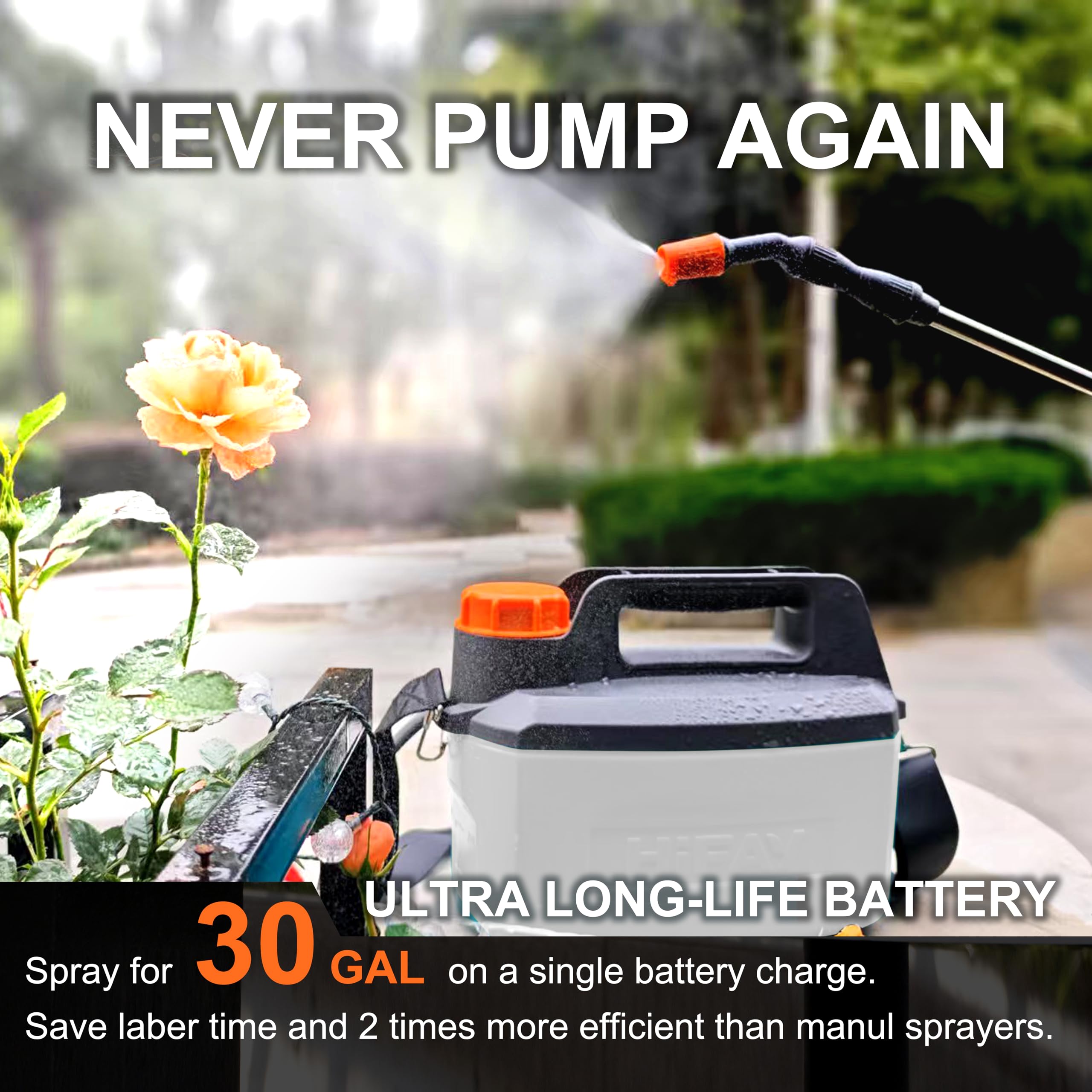 HIFAY ES4-PRO 4L tank clear view lets you monitor water level.