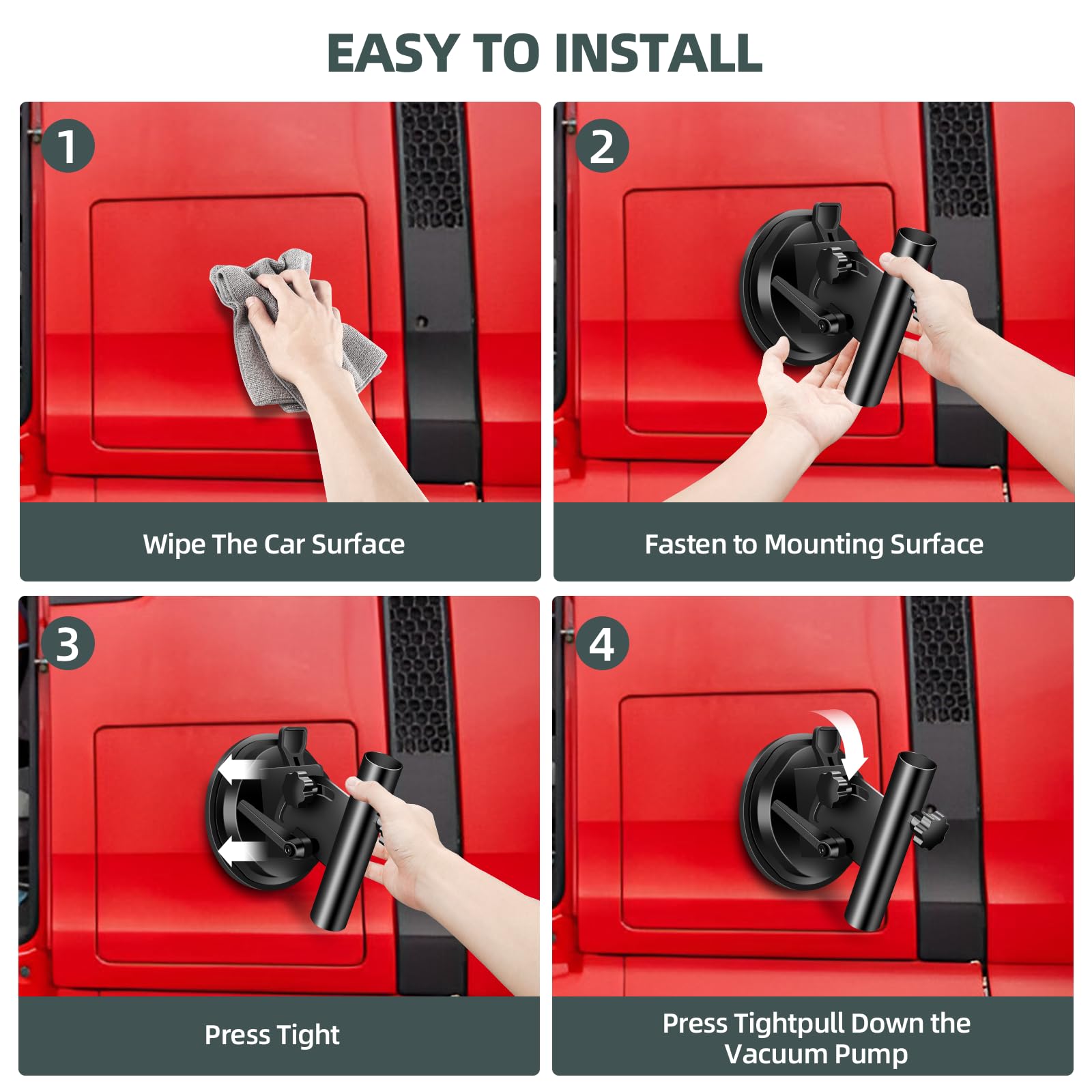Hifor no-drill installation enables quick setup and reuse