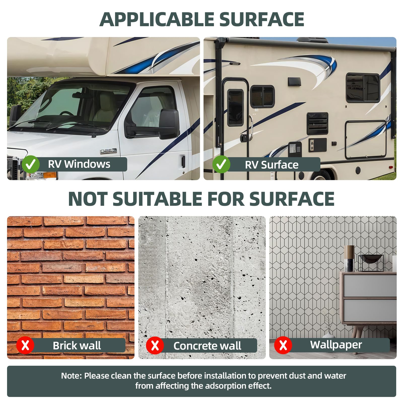 Hifor surface-clean prep ensures optimal adhesion and security.