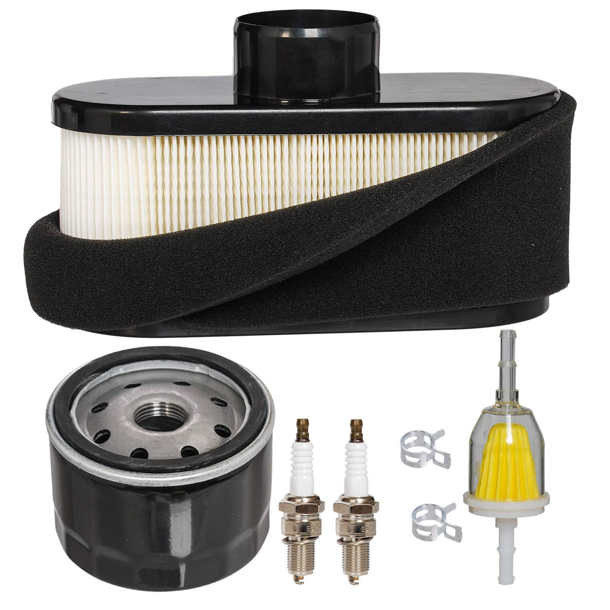 HIFROM air filter with pre-cleaner for John Deere engines improves airflow
