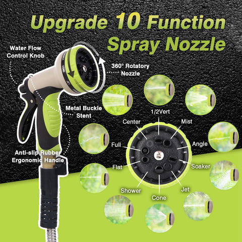 Higen connectable ends for extending hose length