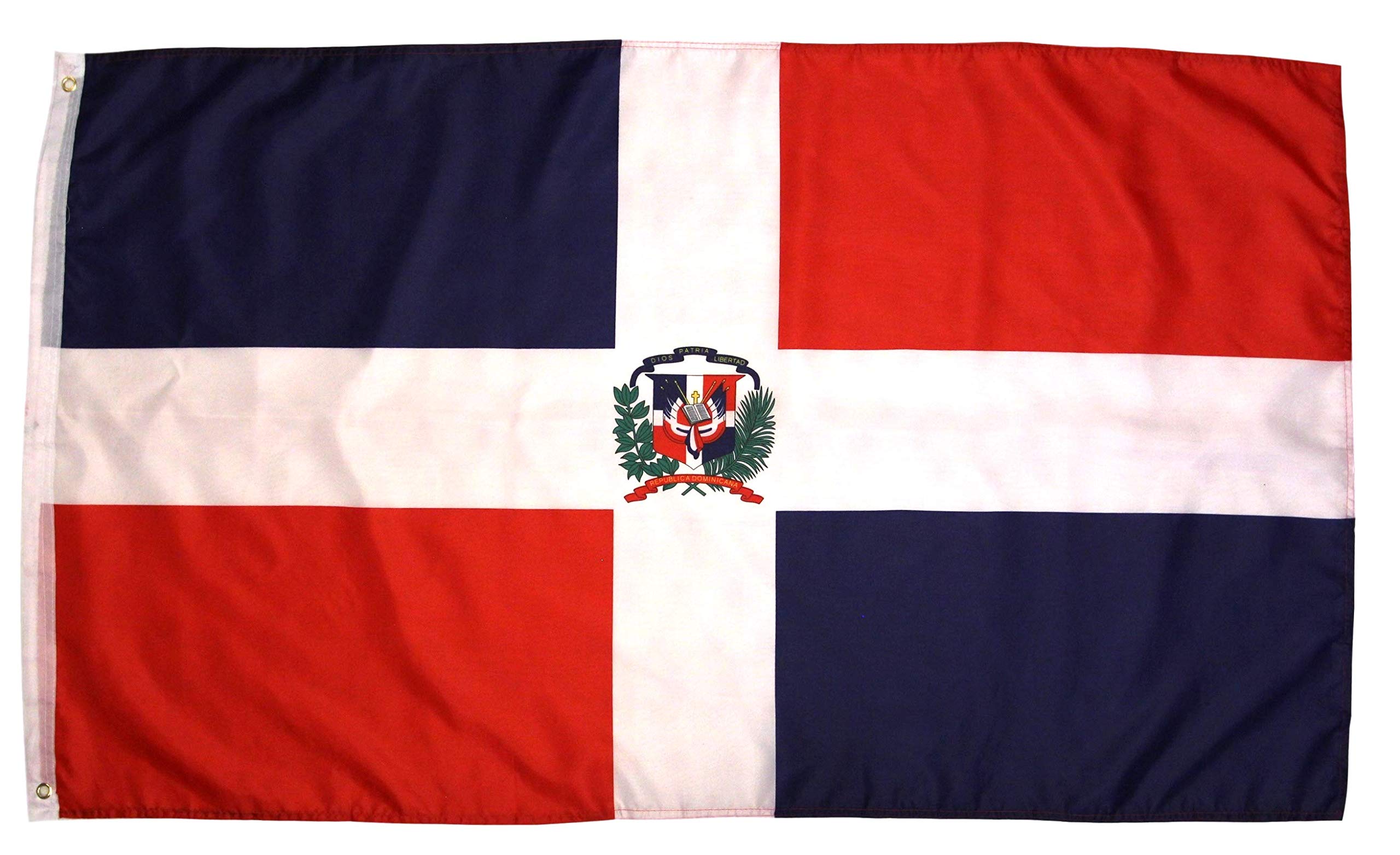 High Supply Dominican Republic flag 3x5 outdoor hangs proudly for events