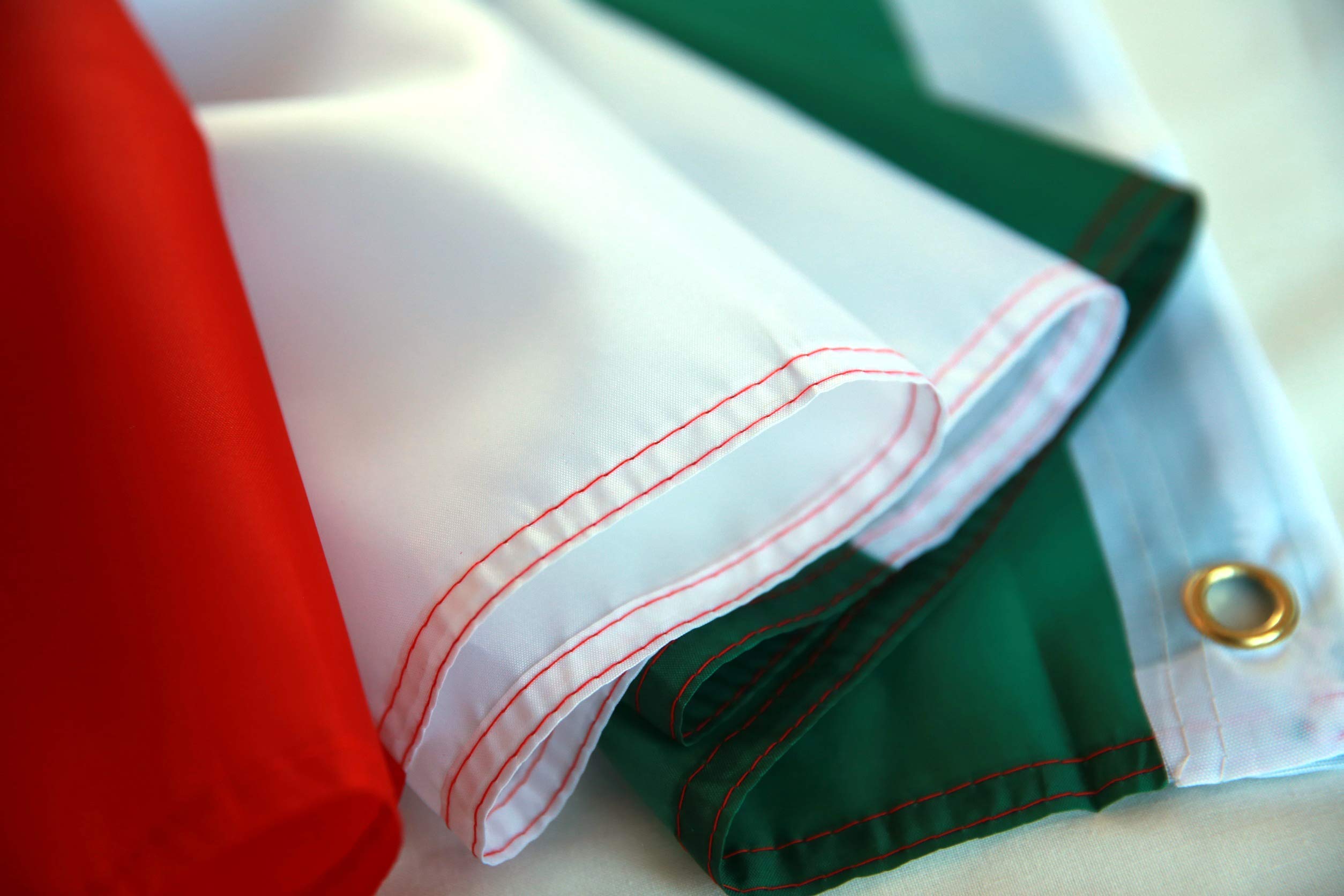 High Supply flag with vibrant red white green colors for bold patriotic displays