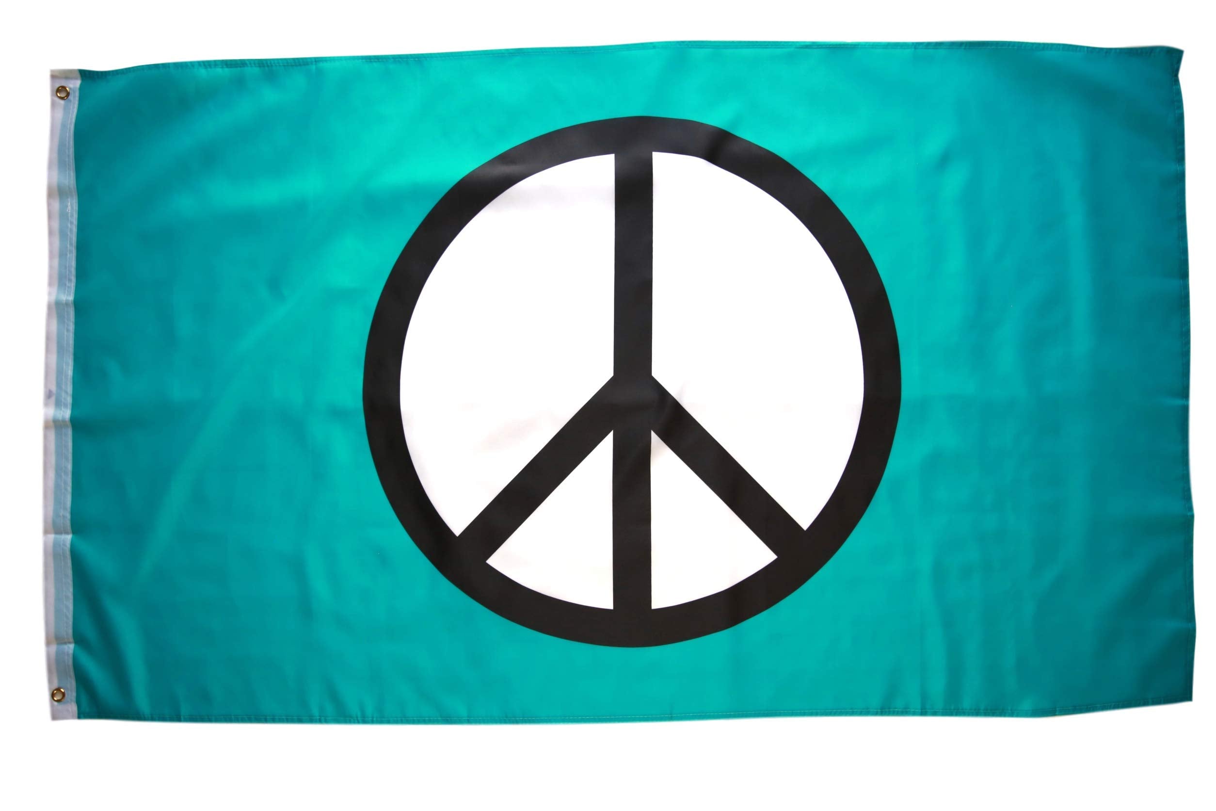 High Supply Peace Flag 3x5 front view in lightweight polyester for quick setup.