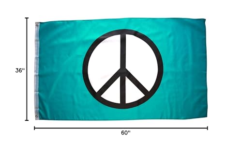 High Supply Peace Flag setup on indoor/outdoor settings with ease.