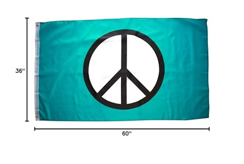 High Supply Peace Flag setup on indoor/outdoor settings with ease.