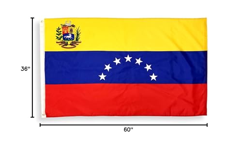 High Supply Venezuela flag easy-care polyester, quick to clean after gatherings