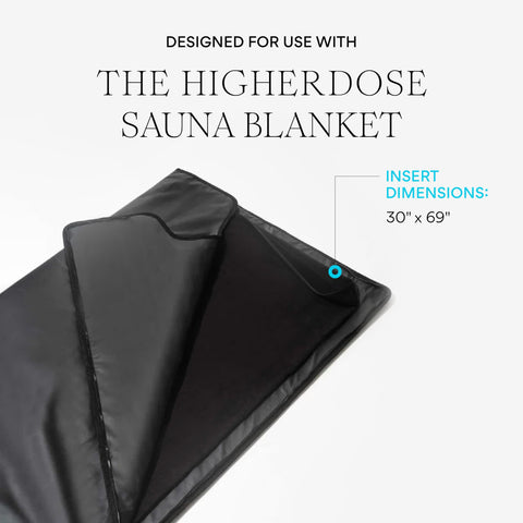 HigherDOSE durable sauna towel designed for long-lasting use with blankets
