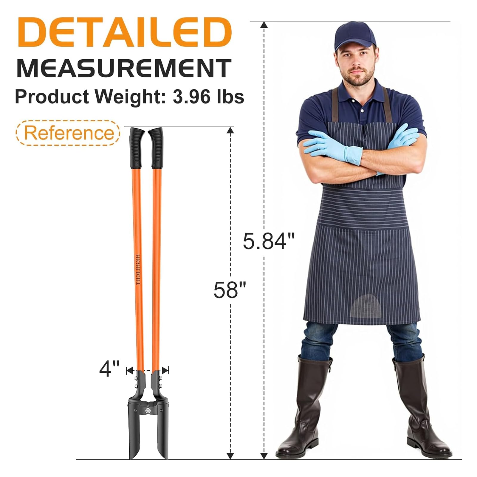 HIGHLIGHT versatile tool for fence posts, planting, and garden decor tasks