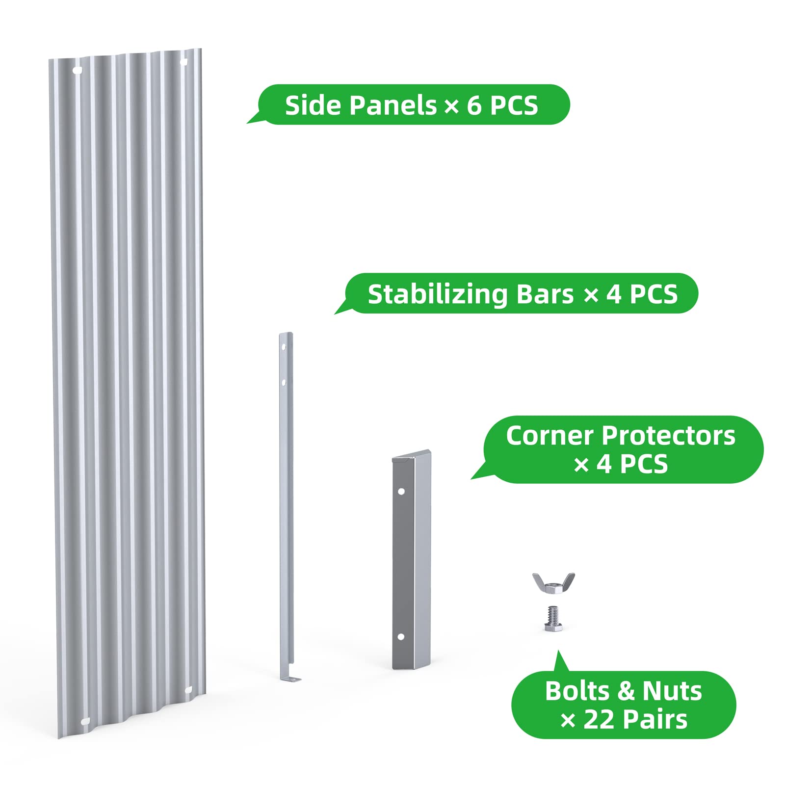 Highpro eco-friendly galvanized steel material is recyclable