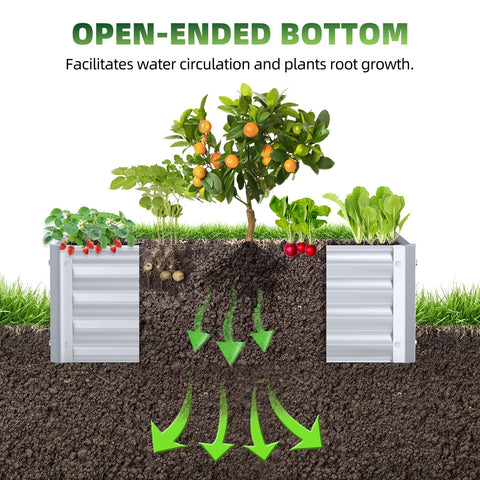 Highpro eco-friendly recyclable steel bed supports sustainable gardening