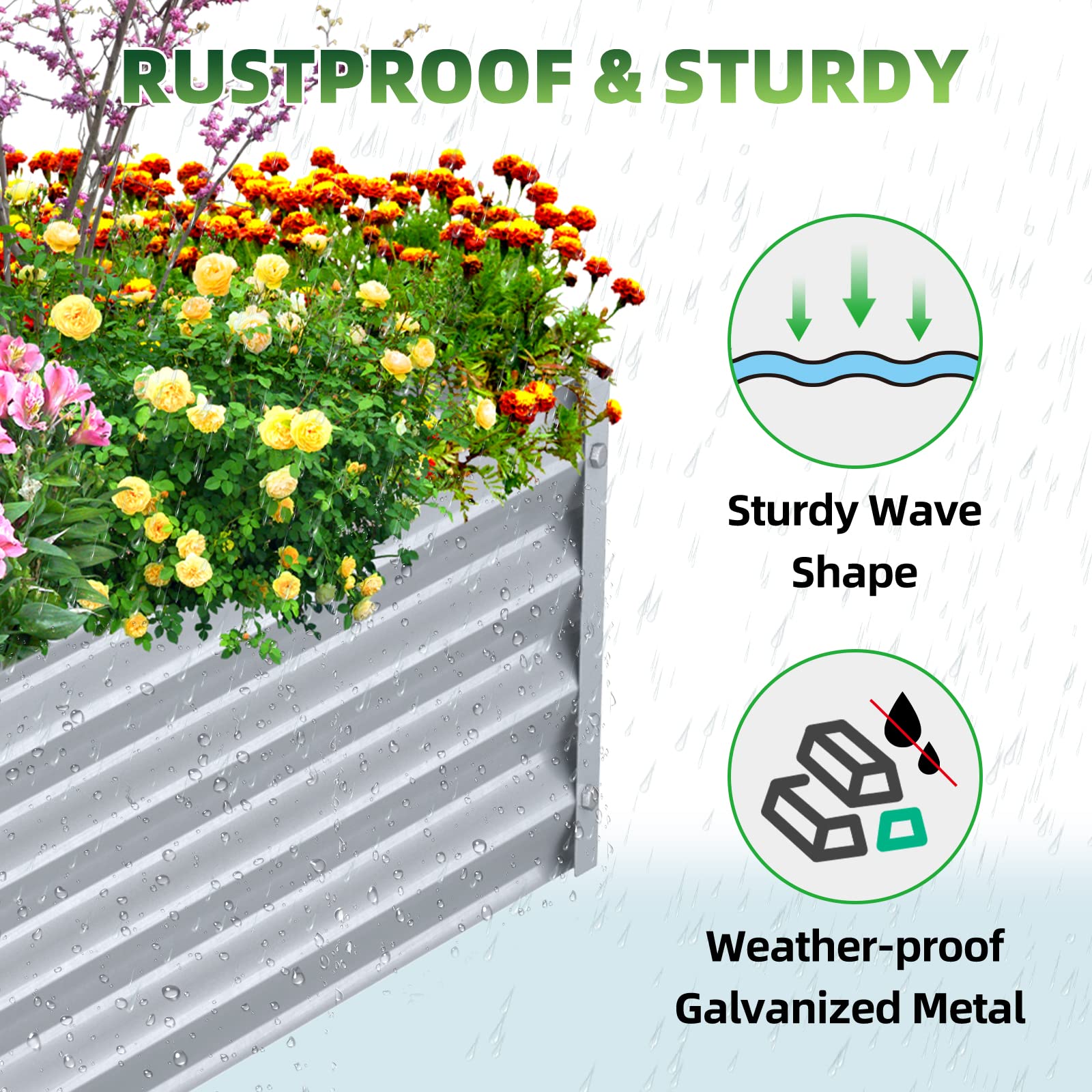 Highpro open-bottom design supports healthy downward root growth
