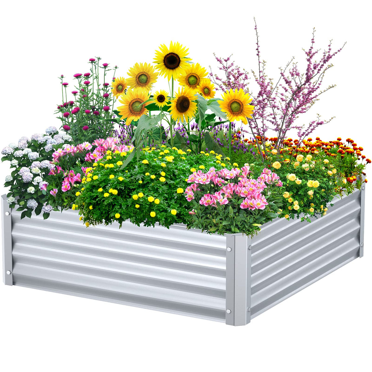 Highpro raised garden bed assembly image enabling quick setup